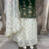 TZ 3183 – Faux Georgette Silk Designer Sharara Set By Tehzeeb Threads